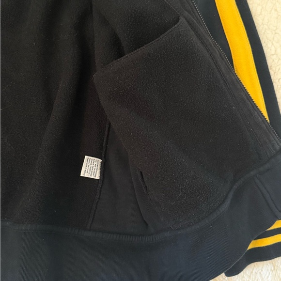 SALE! Polo Ralph Lauren zip track jacket yellow stripe XL unisex - Picture 7 of 8